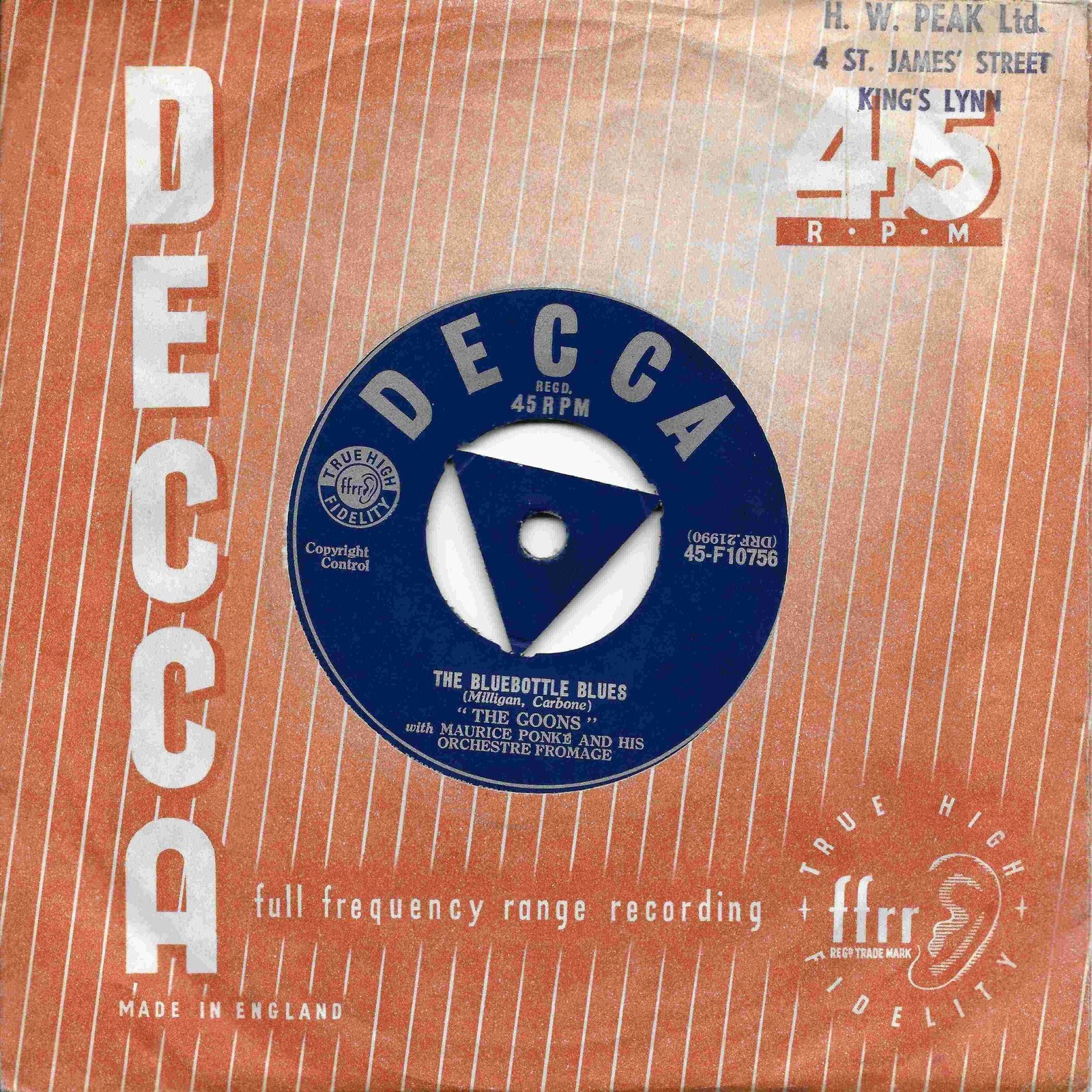 Picture of 45 - F - 10756 cover